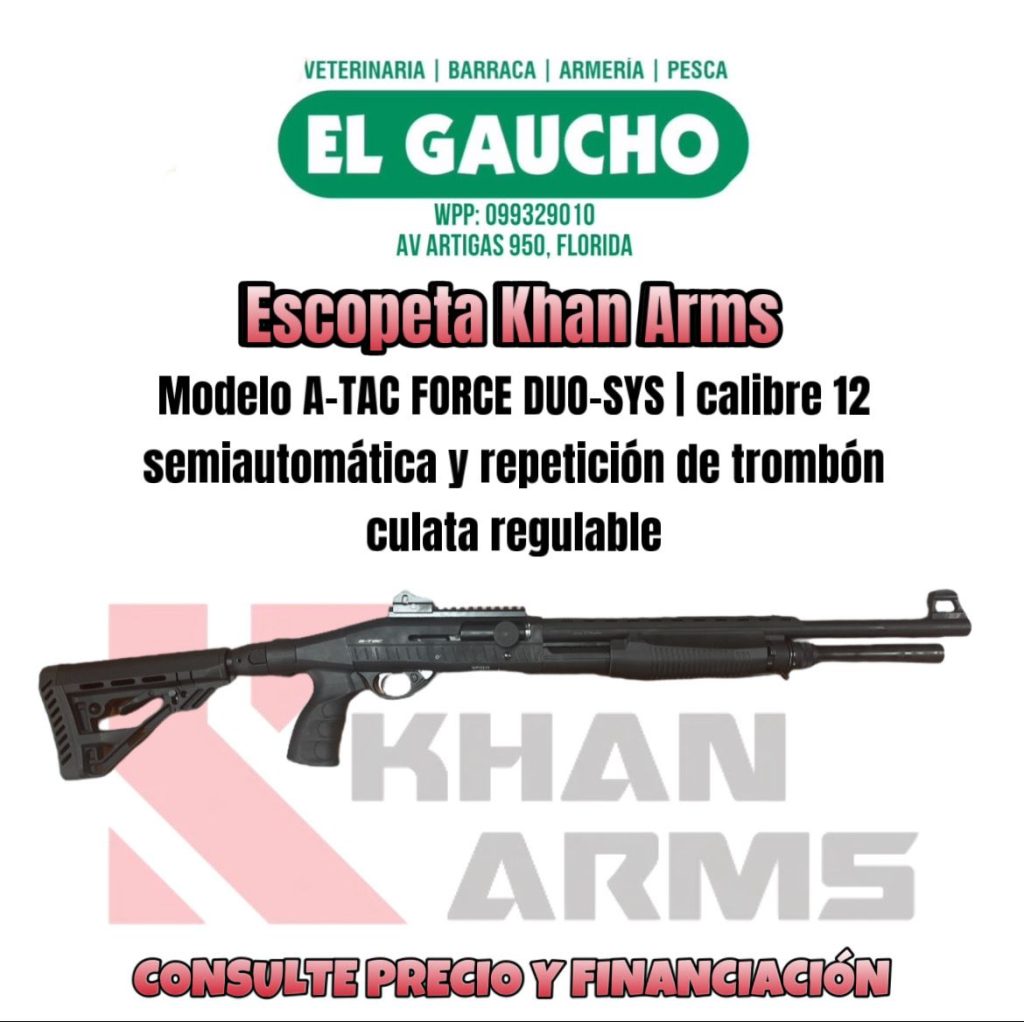 ESCOPETA KHAN ARMS ATAC FORCE DUOSYS CAL 12 El Gaucho